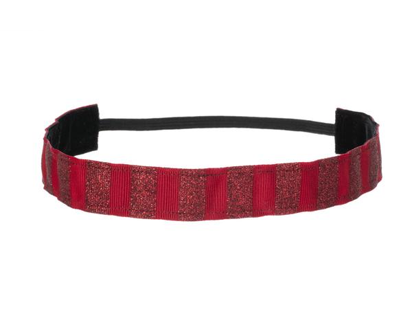 Red Glitter Ribbon Headband