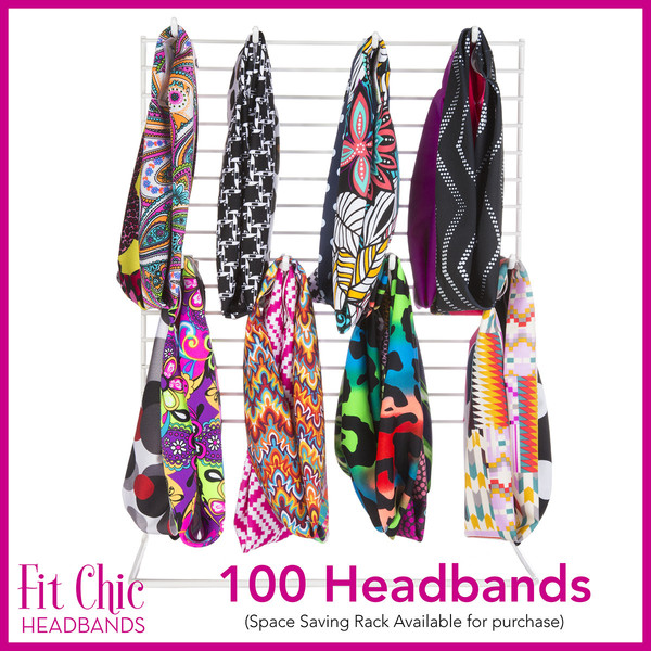 100 Fit Chic Headbands