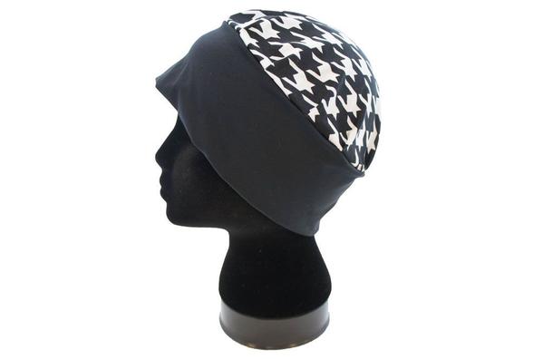 Butterfly Blessing Cancer Cap-Houndstooth