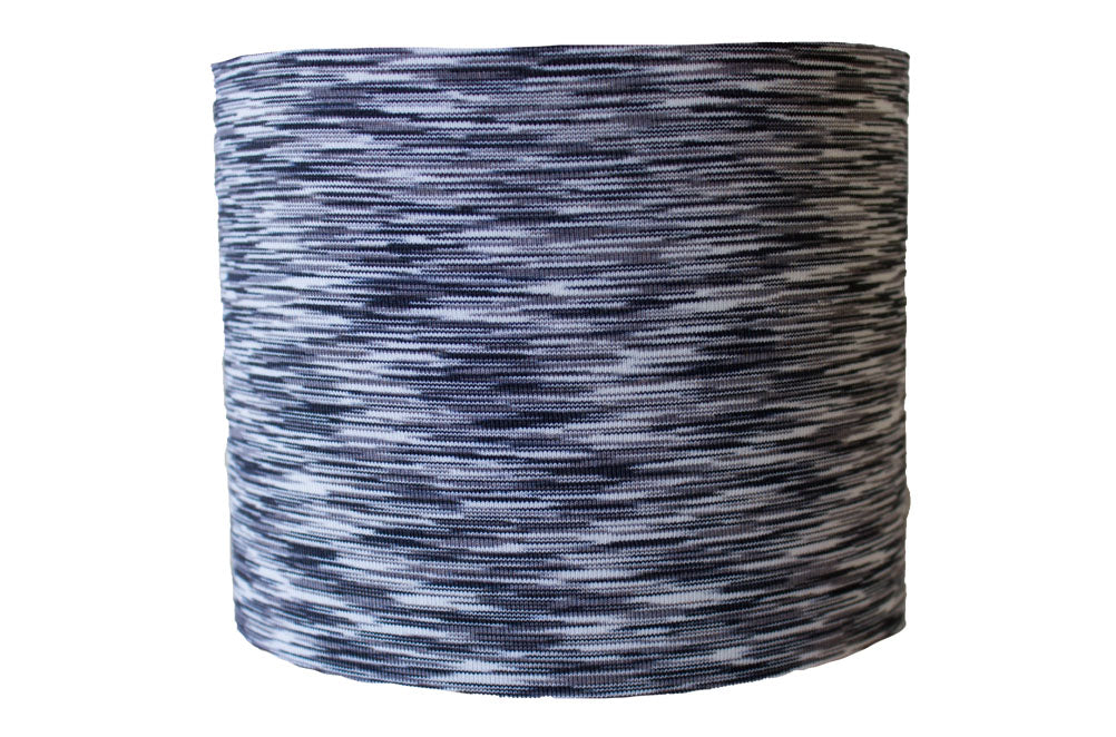 Heathered White and Black