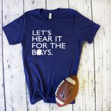 Football, let's hear it for the boys