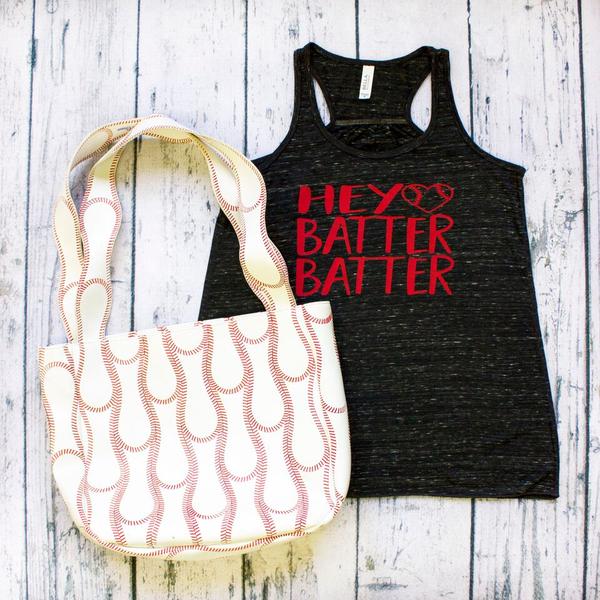 Tank Top - Baseball Hey Batter Batter