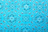 Bandana Turquoise Headband-athletic headband, sports headband, yoga headband, volleyball headband, soccer headband, running headband, fashion headband