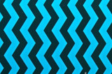 Chevron Black & Turquoise