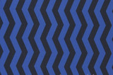 Chevron Black and Royal Blue