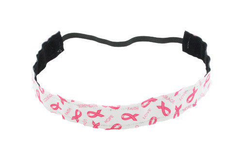 Ribbon Breast Cancer Headband